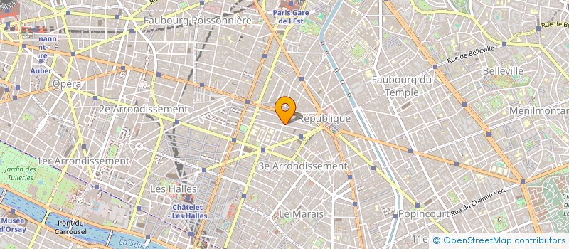 localisation de l'entreprise MM INTERNATIONAL à PARIS