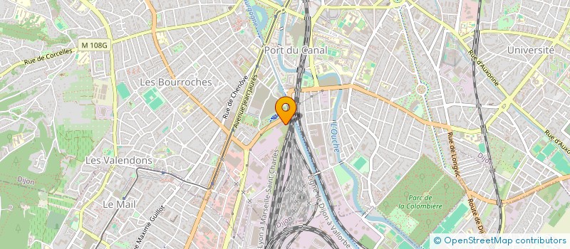 localisation de l'entreprise MM INVEST à DIJON