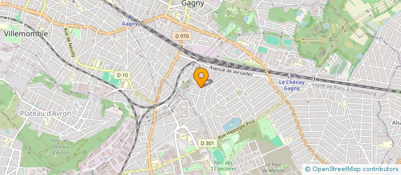 localisation de l'entreprise MM INVEST IMMO à GAGNY