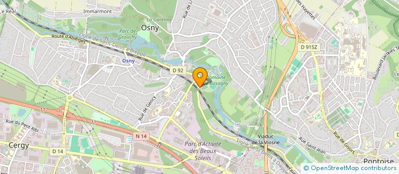 localisation de l'entreprise MM LES MEMBRES APOSTOLAT CATHOLIQUE  OSNY