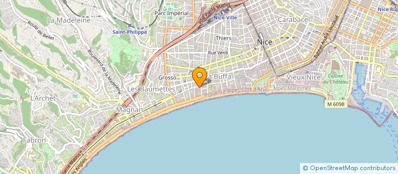 localisation de l'entreprise MM LOGISTIQUE FR à NICE