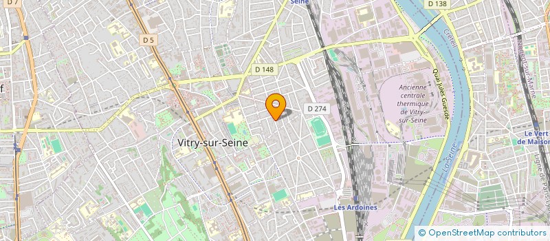 localisation de l'entreprise MM NEGOCE à VITRY-SUR-SEINE