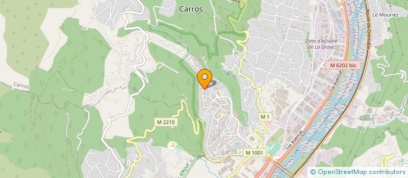 localisation de l'entreprise MM PEINTURE à CARROS