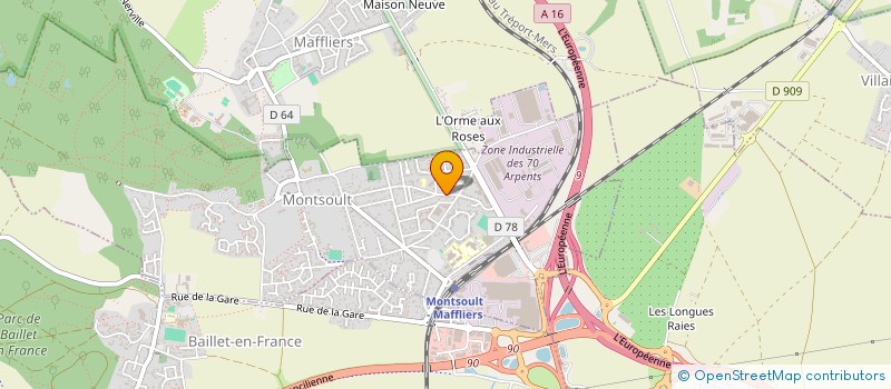 localisation de l'entreprise MM PREMIUM TRANSFERT  MONTSOULT