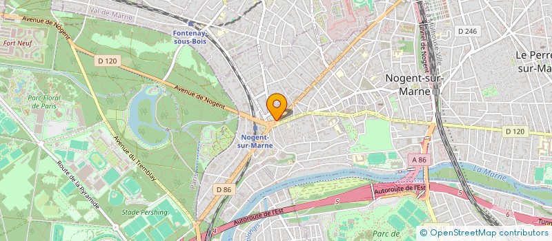 localisation de l'entreprise MM & QQ  NOGENT-SUR-MARNE