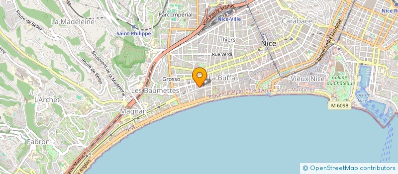 localisation de l'entreprise MM RESIDENCE DU SUD  NICE