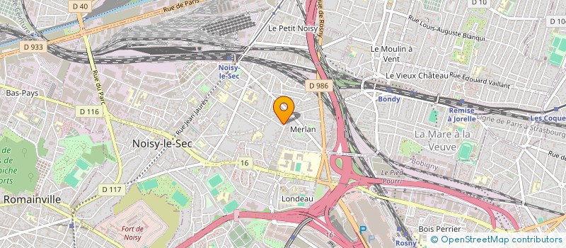 localisation de l'entreprise MM SCI à NOISY-LE-SEC