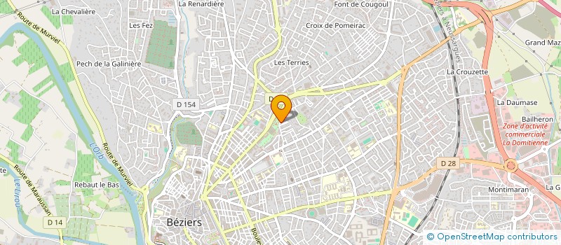 localisation de l'entreprise MM SOLUTIONS à BEZIERS