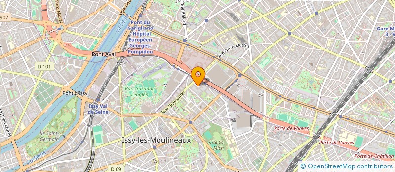 localisation de l'entreprise MM SOLUTIONS à ISSY-LES-MOULINEAUX