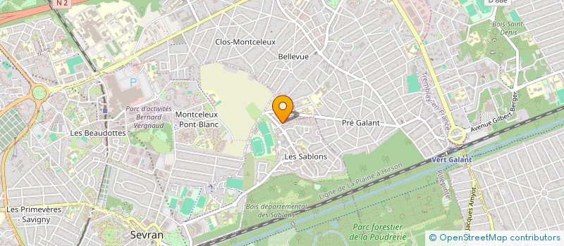 localisation de l'entreprise MM TAXI à SEVRAN