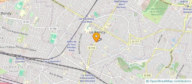 localisation de l'entreprise MM TAXI à ROMAINVILLE