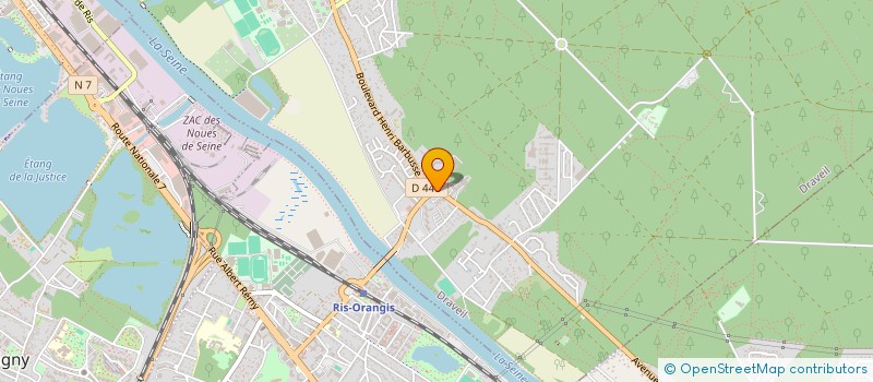 localisation de l'entreprise MM TRANS à DRAVEIL