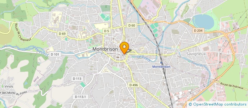 localisation de l'entreprise MM1  MONTBRISON