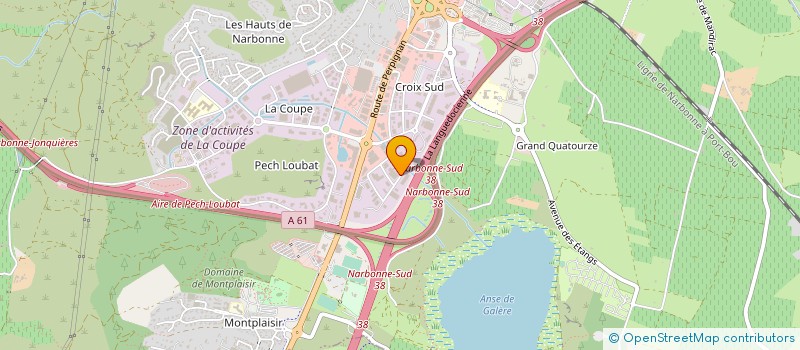 localisation de l'entreprise MM2 AMENAGEMENT  NARBONNE