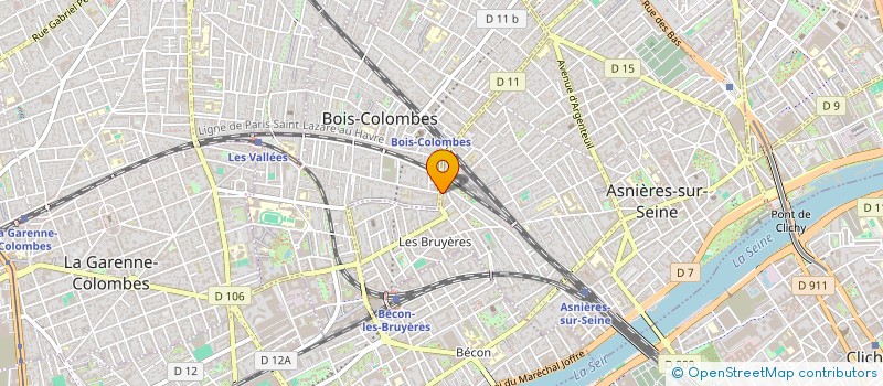 localisation de l'entreprise MM2L  ASNIERES-SUR-SEINE