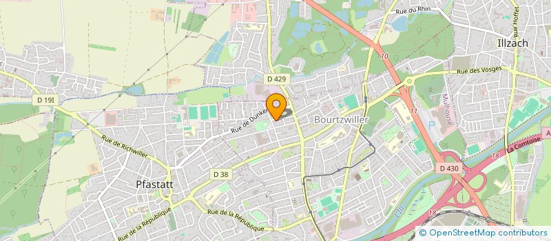 localisation de l'entreprise MM3  MULHOUSE