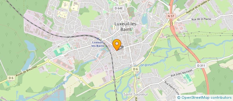 localisation de l'entreprise MM70 à LUXEUIL-LES-BAINS