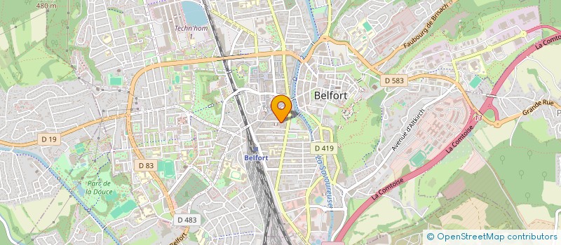 localisation de l'entreprise MM90 à BELFORT