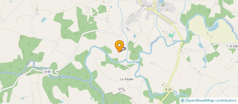 localisation de l'entreprise MM93  BRILLAC