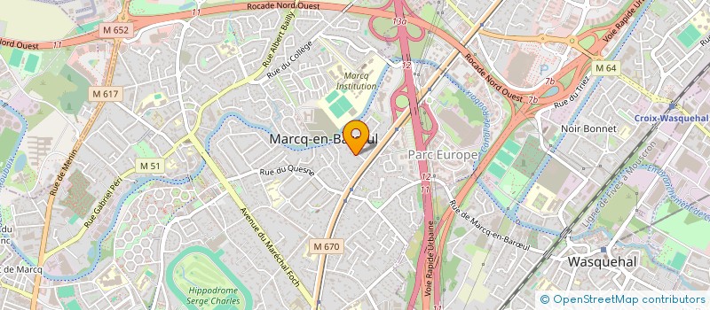 localisation de l'entreprise MMA à MARCQ-EN-BARŒUL