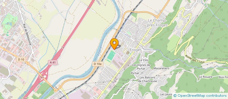 localisation de l'entreprise MMA  FROGES