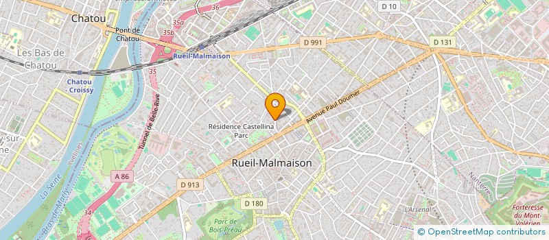 localisation de l'entreprise MMA  RUEIL-MALMAISON