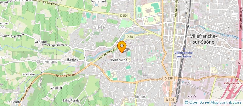 localisation de l'entreprise MMA BOXING CLUB DU BEAUJOLAIS à VILLEFRANCHE-SUR-SAONE