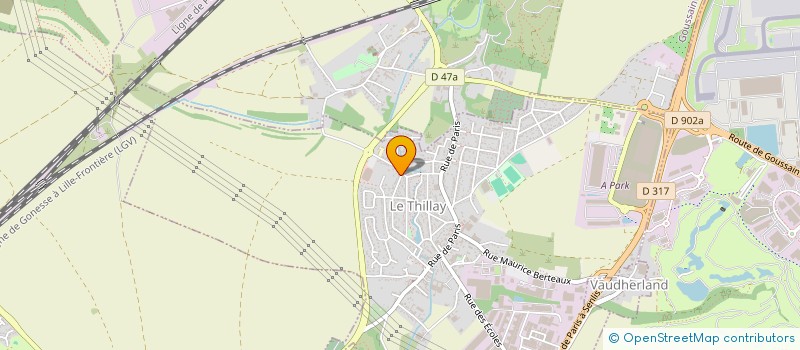 localisation de l'entreprise MMA IMMO  LE THILLAY