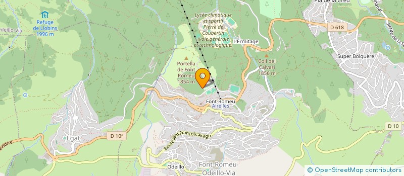 localisation de l'entreprise MMA MTL  FONT-ROMEU-ODEILLO-VIA