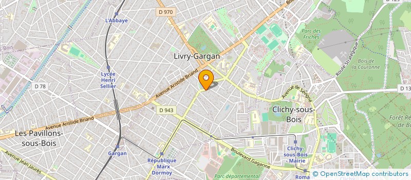 localisation de l'entreprise MMA SERVICE  LIVRY-GARGAN