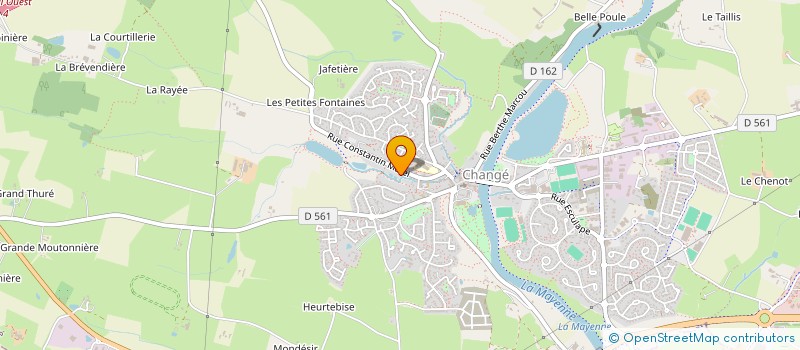 localisation de l'entreprise MMA SPORT CONSULTING  CHANGE