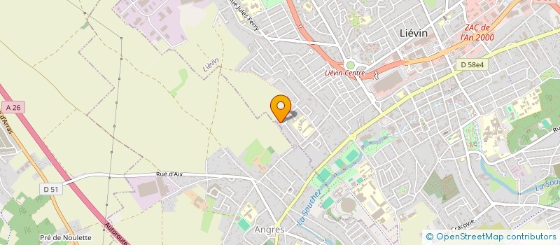 localisation de l'entreprise MMA STATEGIE à LIEVIN