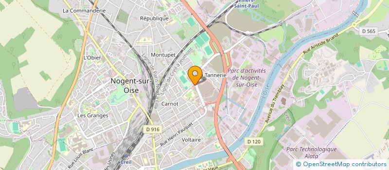 localisation de l'entreprise MMA TRANS  NOGENT-SUR-OISE