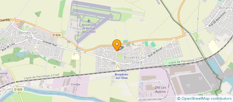 localisation de l'entreprise MMA2L IMMOBILIER  BRUYERES-SUR-OISE