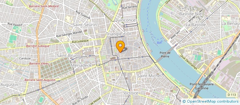 localisation de l'entreprise MMAB CHEVERUS CAFE à BORDEAUX