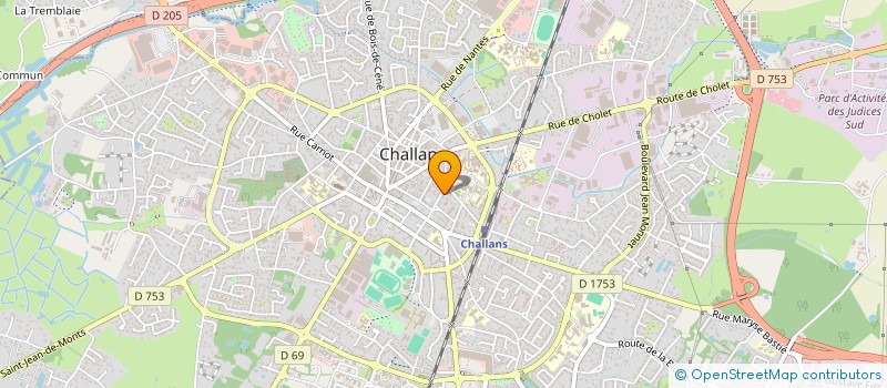 localisation de l'entreprise MMAC à CHALLANS