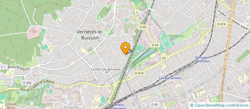 localisation de l'entreprise MMADC à VERRIERES-LE-BUISSON