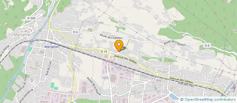 localisation de l'entreprise MMADP  THYEZ