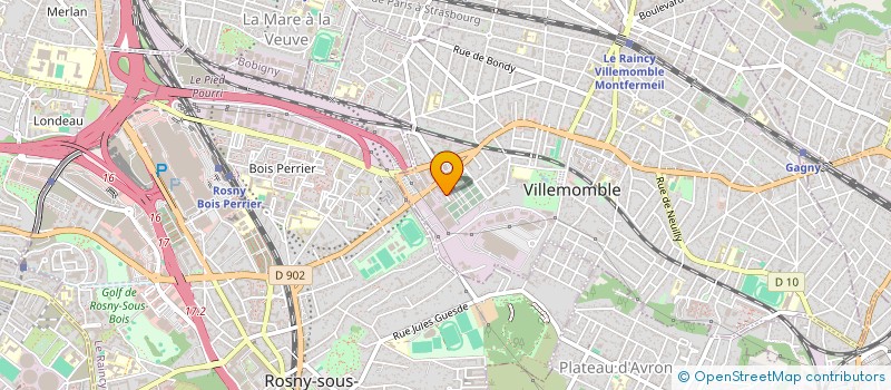 localisation de l'entreprise MMAI  VILLEMOMBLE