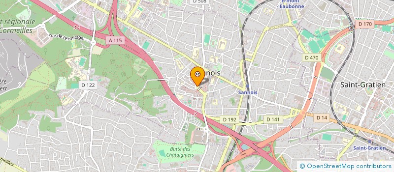 localisation de l'entreprise MMAL ELEC à SANNOIS