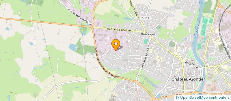 localisation de l'entreprise MMAP  CHATEAU-GONTIER-SUR-MAYENNE