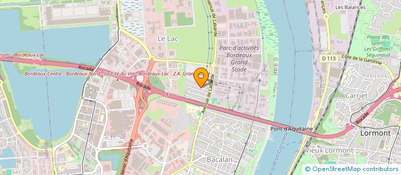 localisation de l'entreprise MMAR à BORDEAUX