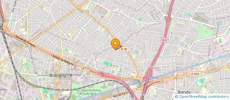 localisation de l'entreprise MMAS PEINTURE  BOBIGNY