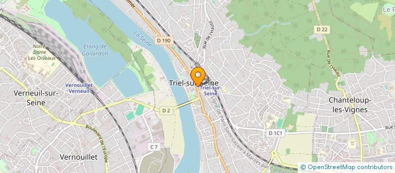 localisation de l'entreprise MMASL  TRIEL-SUR-SEINE