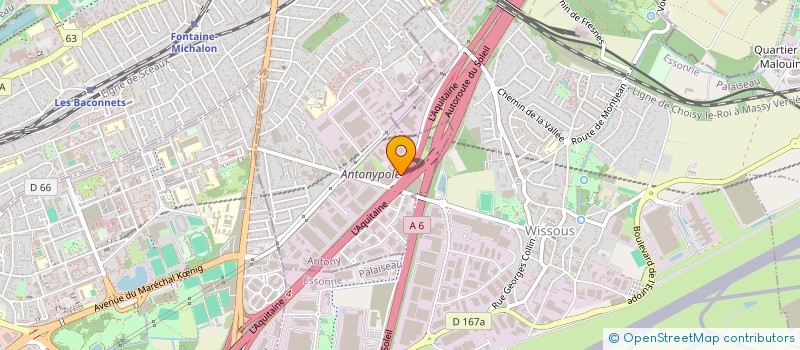 localisation de l'entreprise MMAUTO à ANTONY