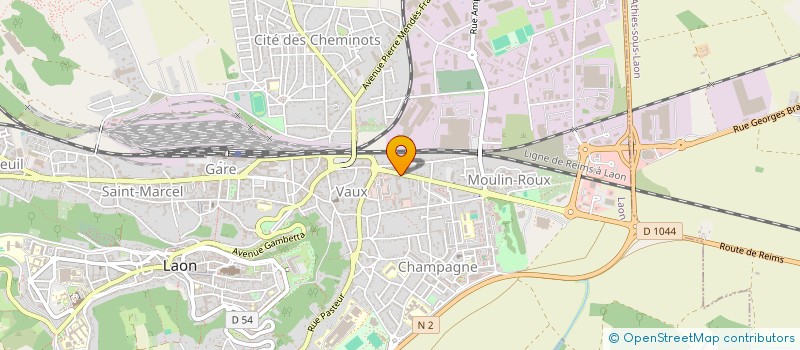 localisation de l'entreprise MMAUTO à LAON
