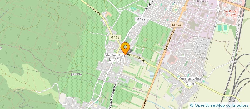 localisation de l'entreprise MMAZ  MARSANNAY-LA-COTE