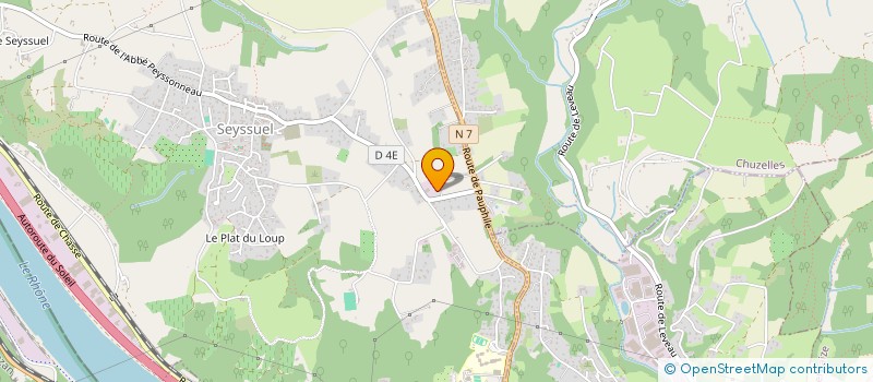 localisation de l'entreprise MMB  SEYSSUEL