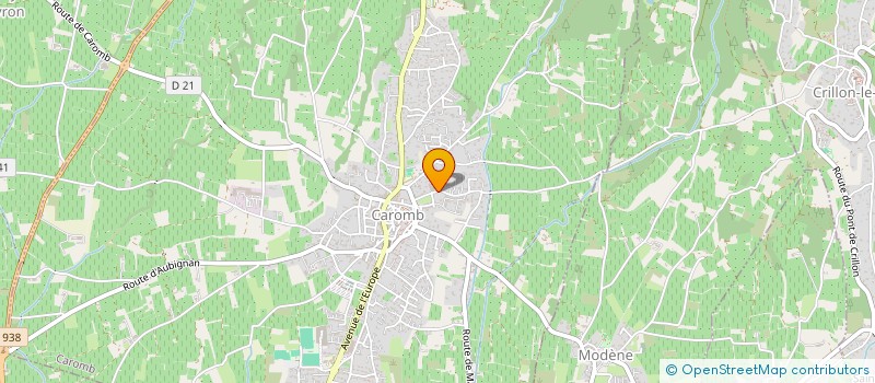 localisation de l'entreprise MMB  CAROMB