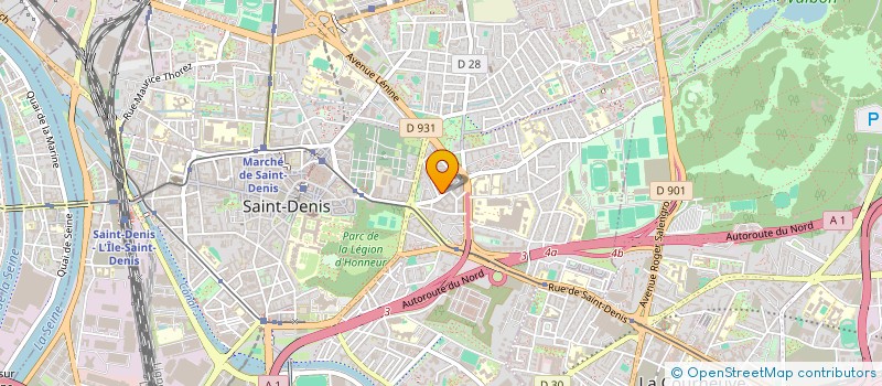 localisation de l'entreprise MMB BOULANGERIE à SAINT-DENIS